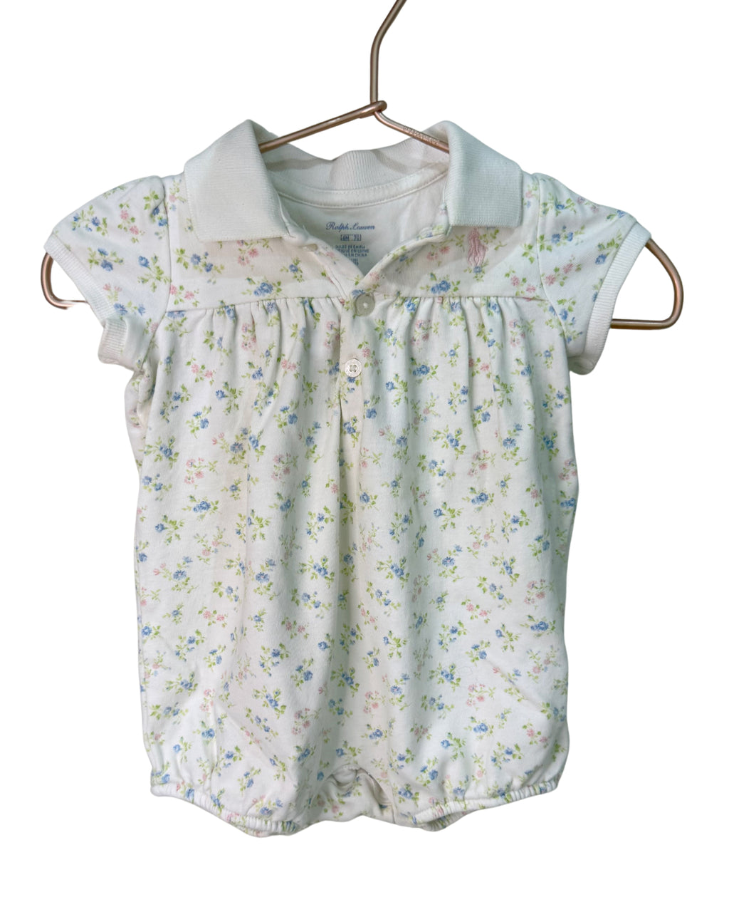RALPH LAUREN Floral Print Romper