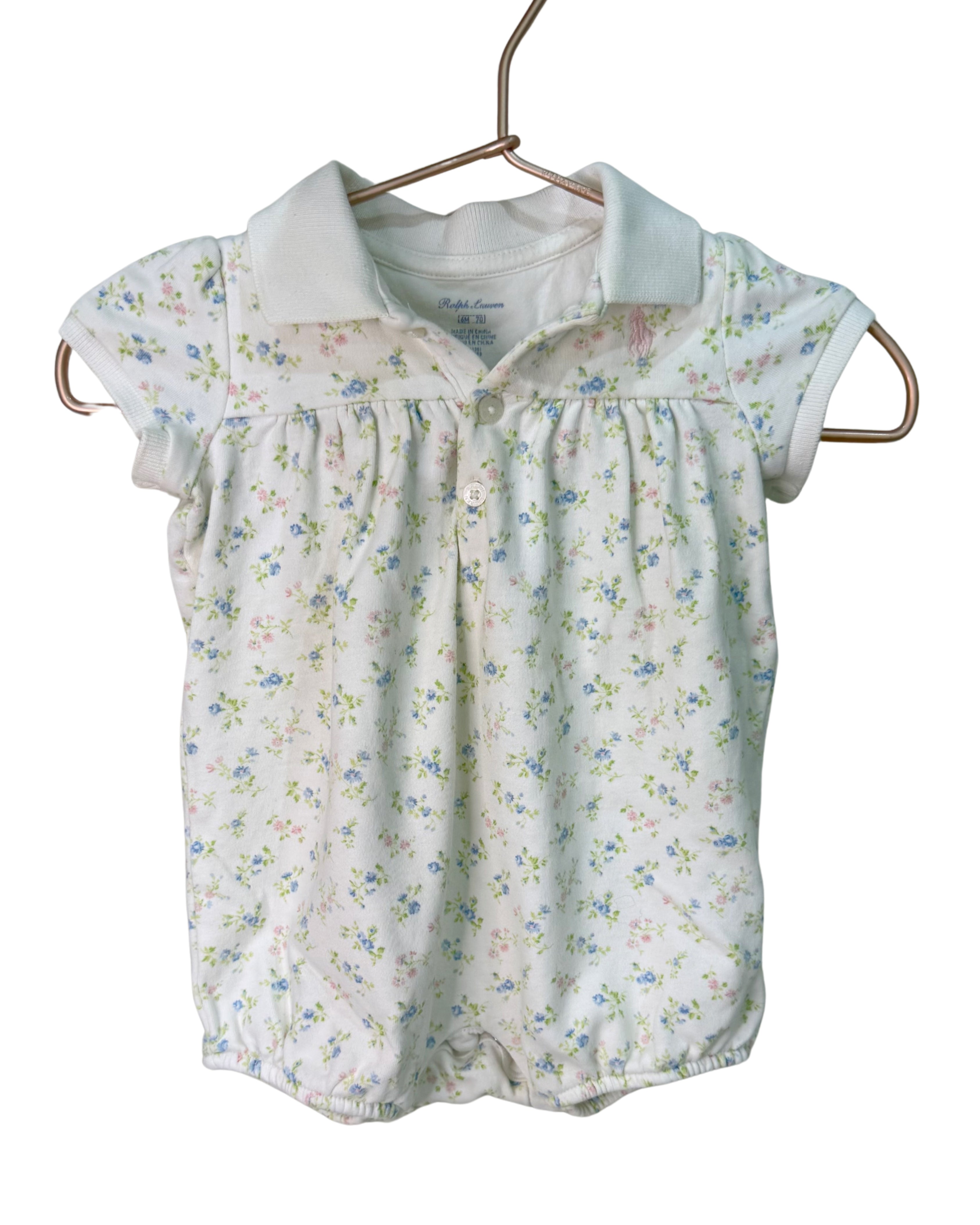 RALPH LAUREN Floral Print Romper