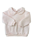 ZARA Peter Pan Collar Fleece Sweatshirt