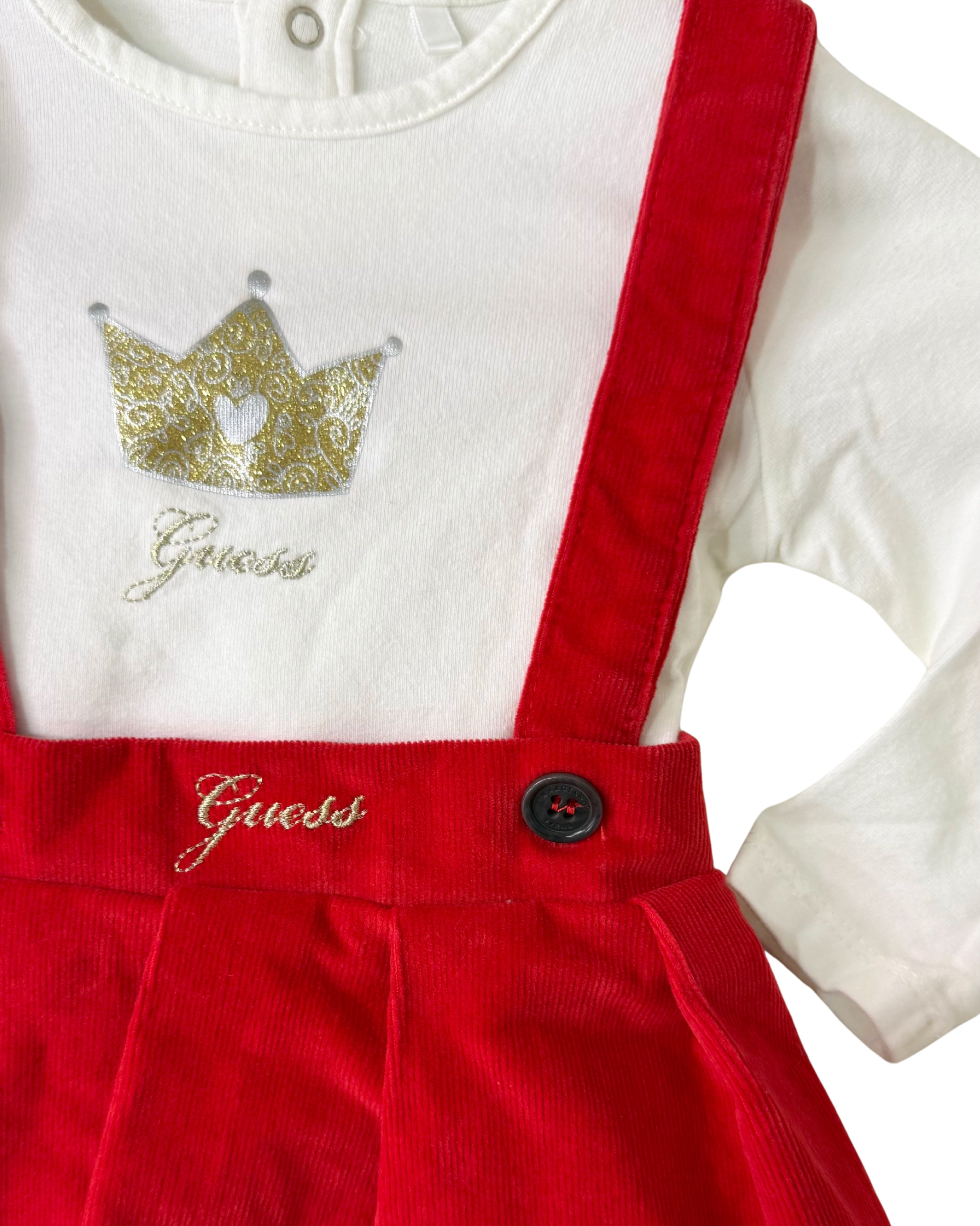 GUESS Pinafore Dress Set