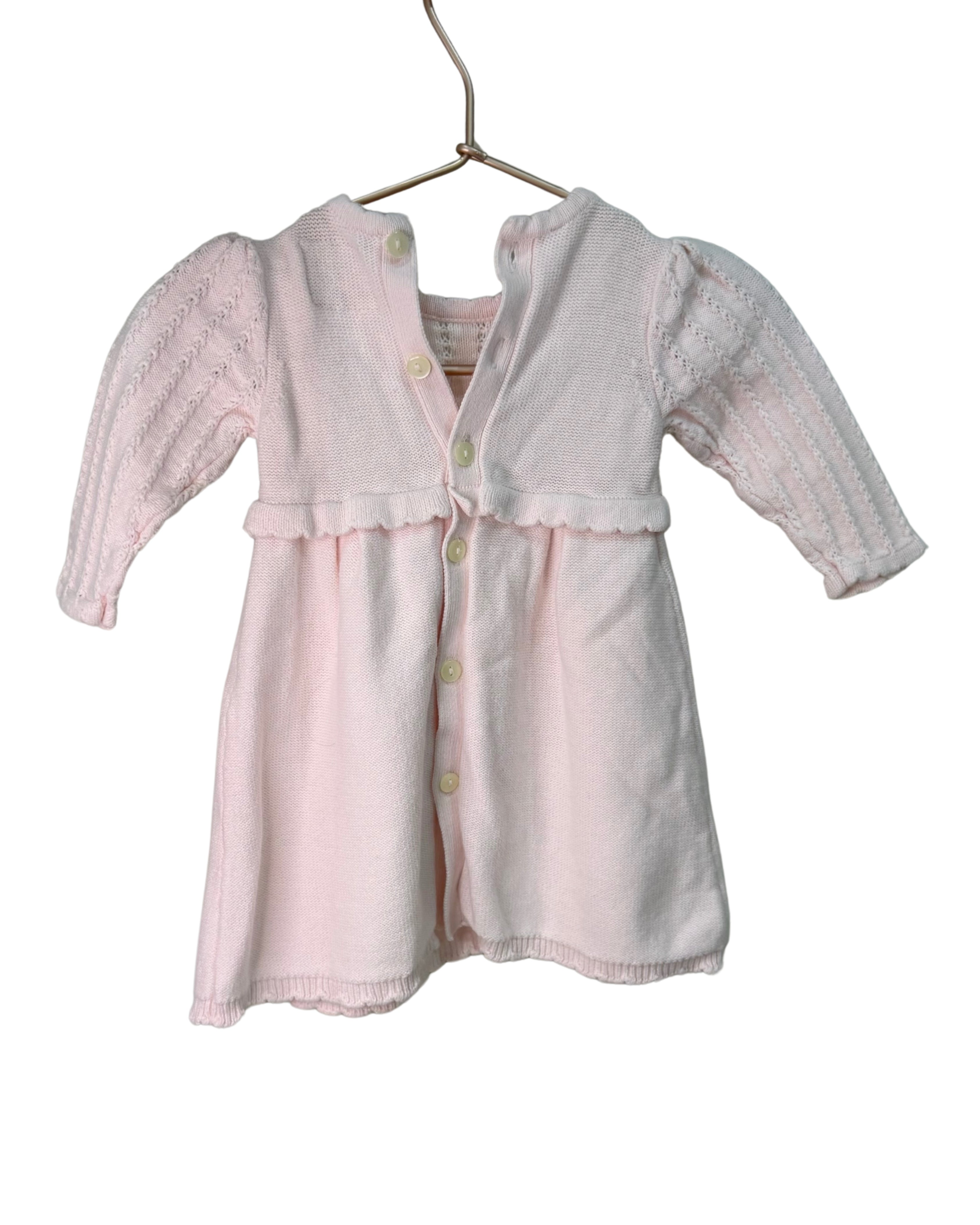 Emile et Rose knitted baby dress