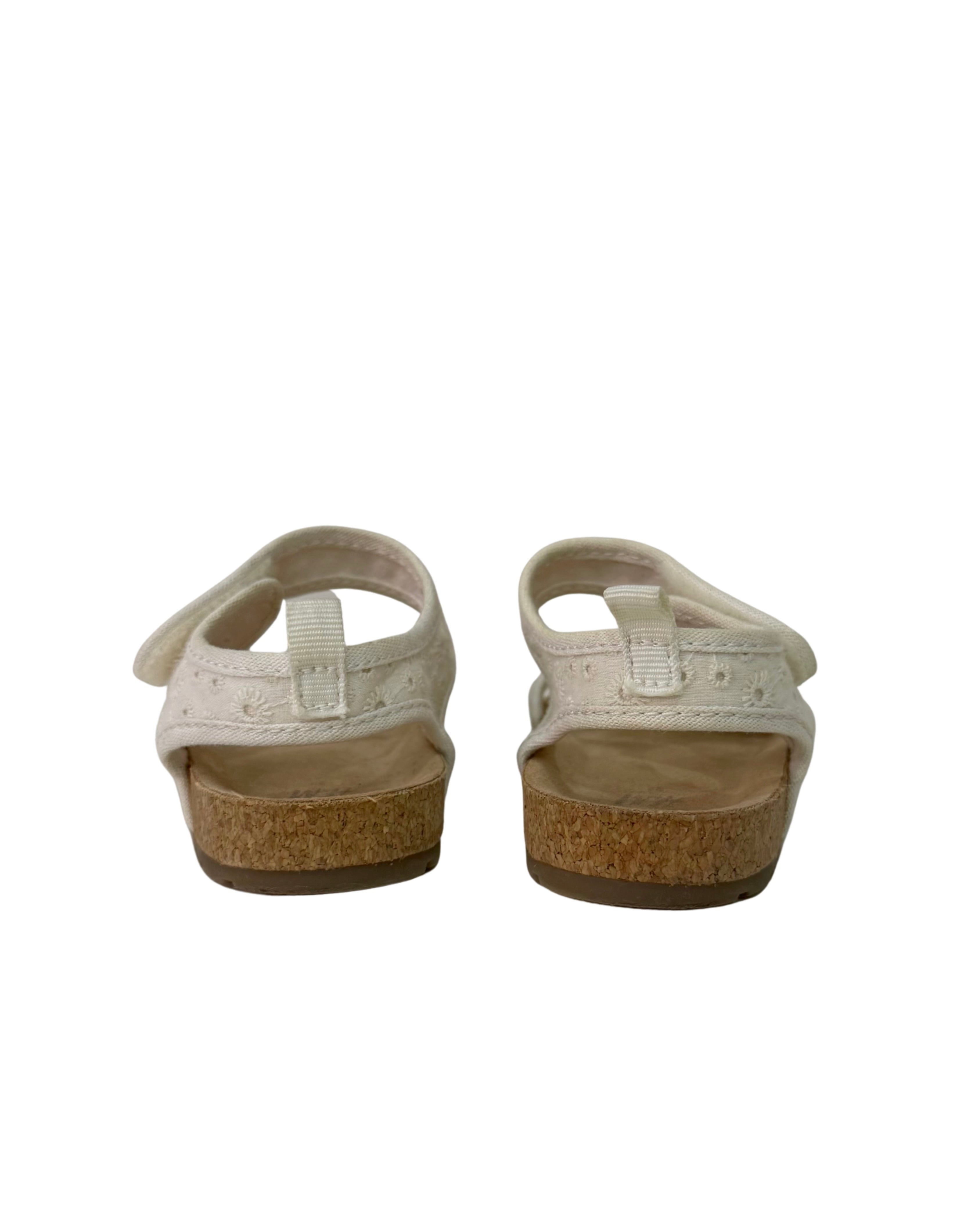 H&M Embroidered Strappy Sandals 22EU