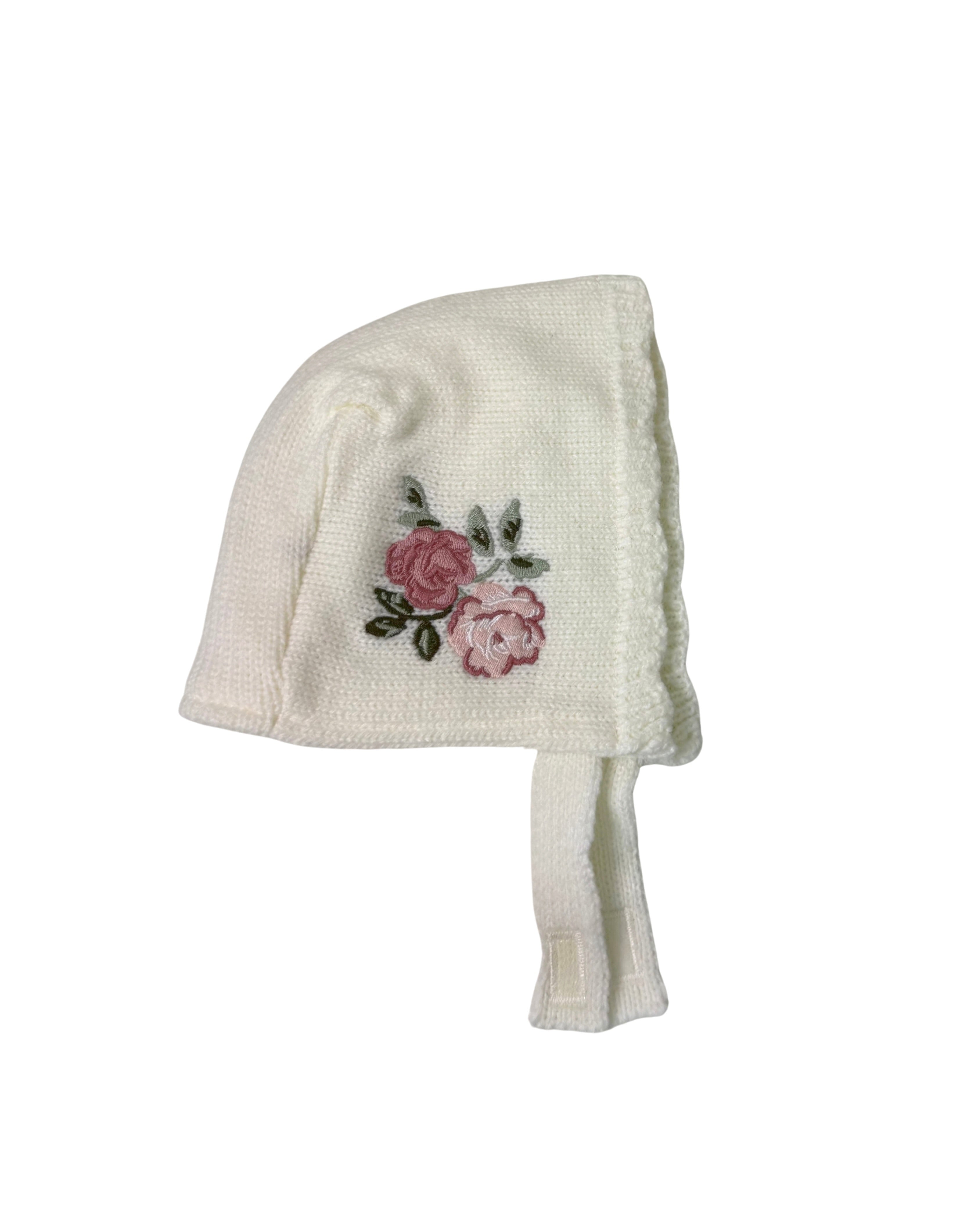TU Floral Embroidery Bonnet