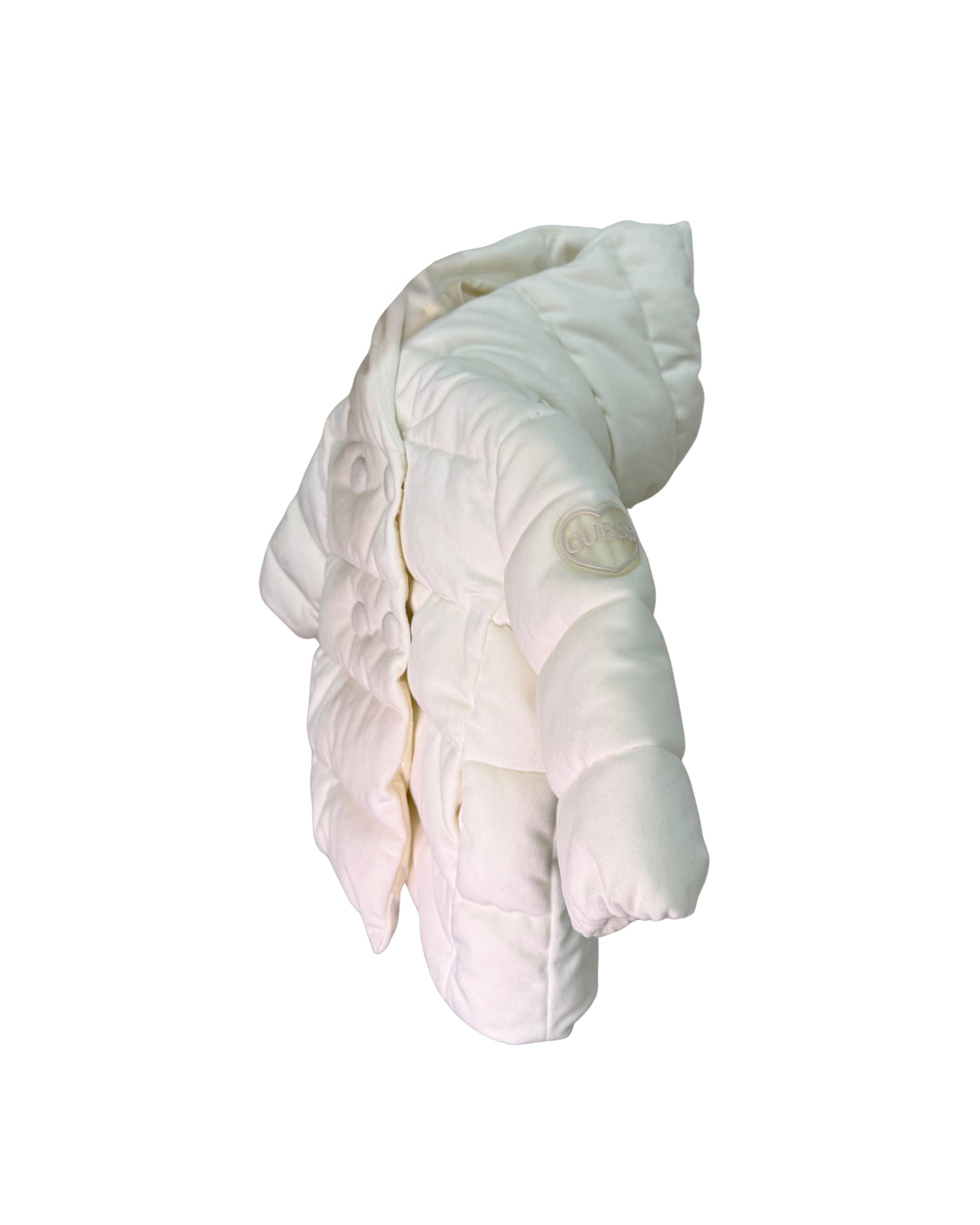 GUESS Velour Puffer Coat