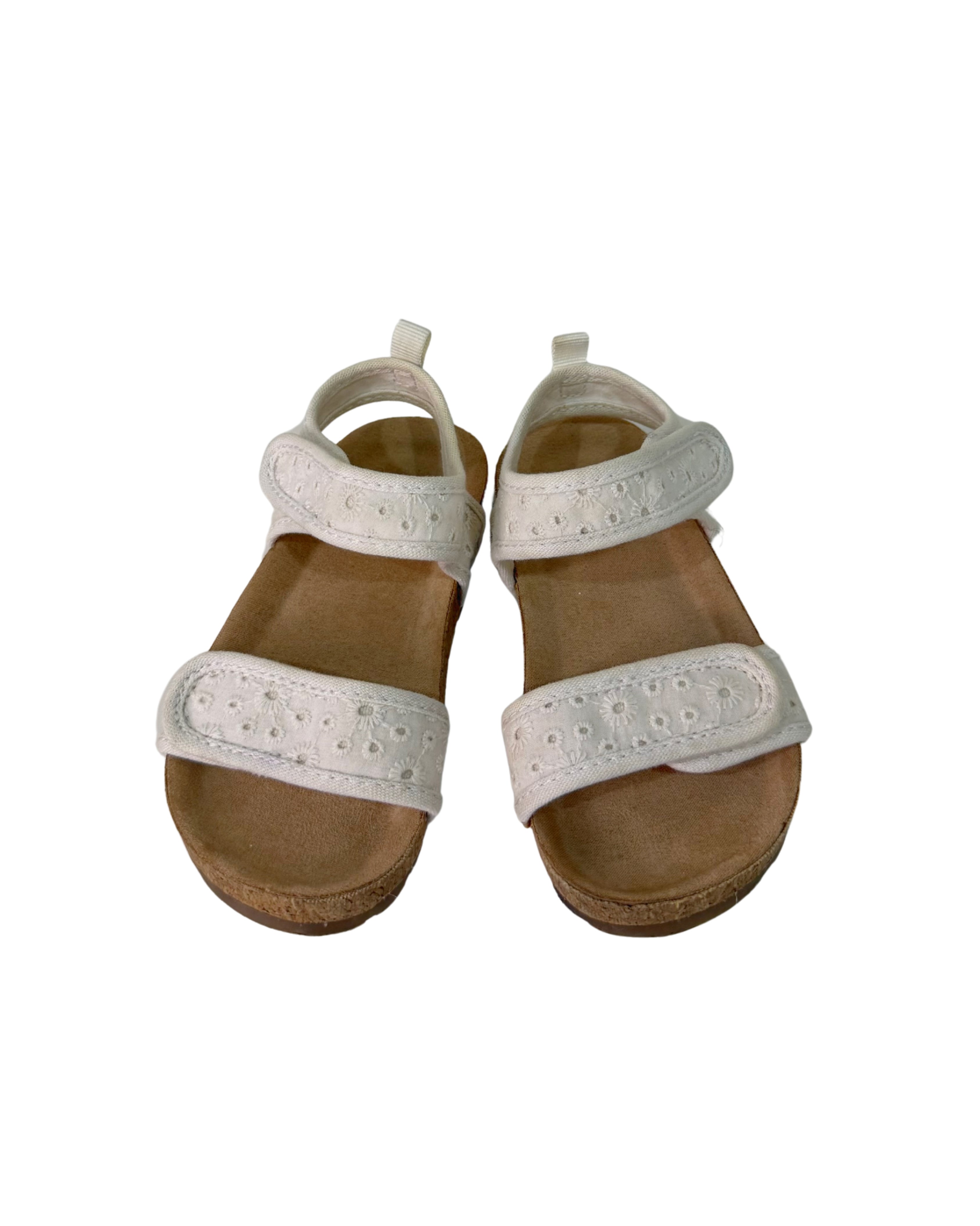 H&M Embroidered Strappy Sandals 22EU