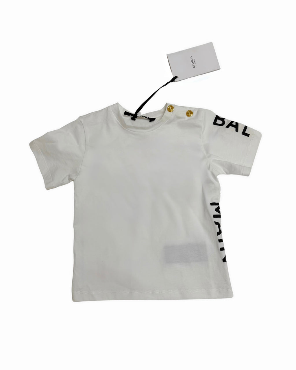 BALMAIN Button Detail T-shirt
