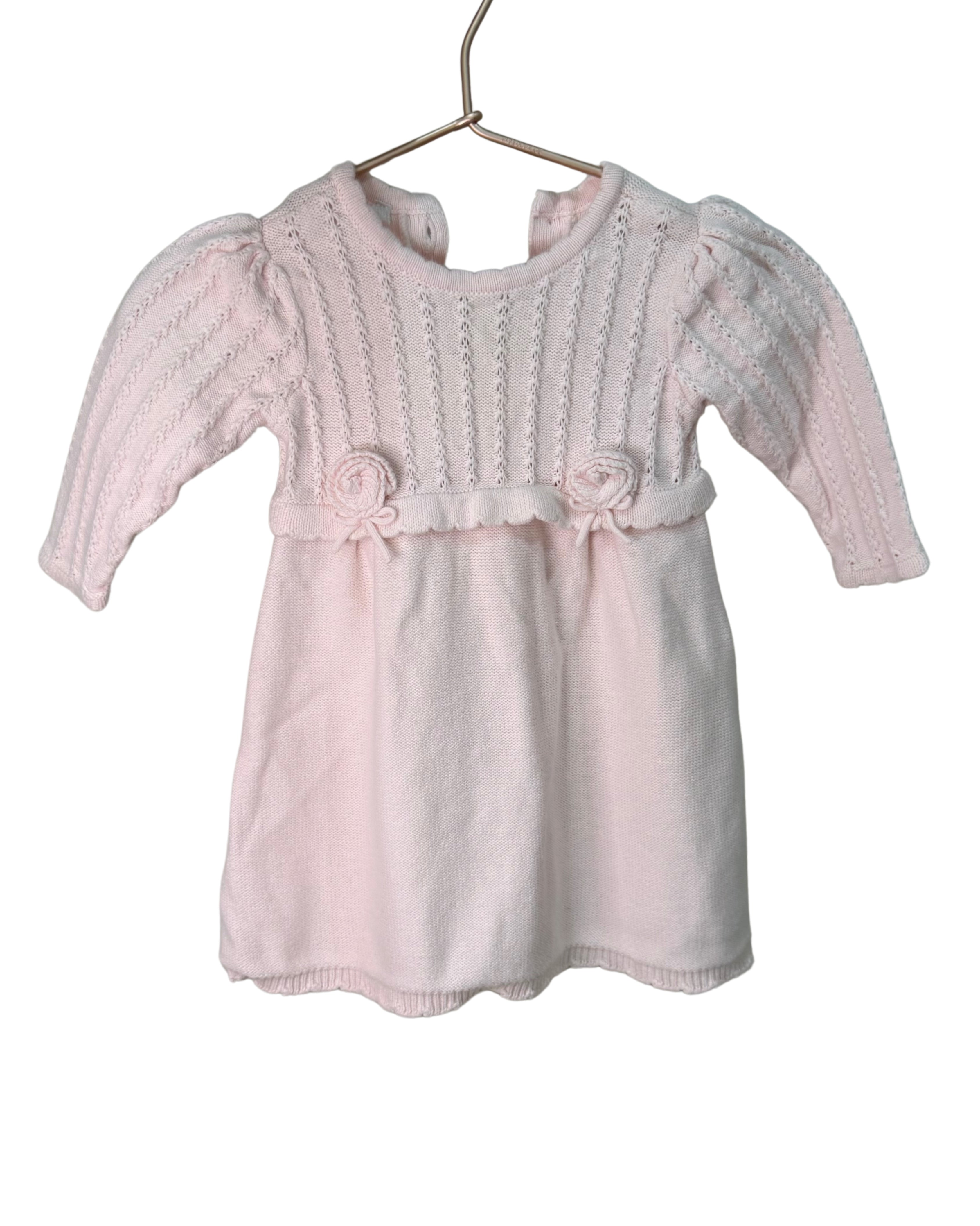 Emile et Rose knitted baby dress