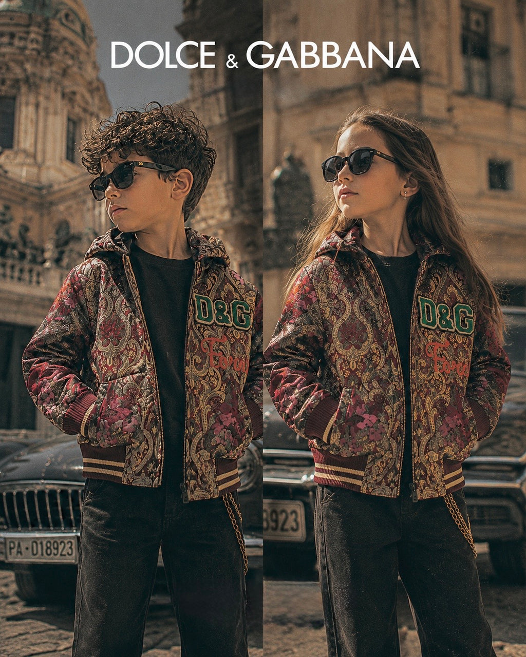 DOLCE & GABBANA Embroidered Bomber Jacket 4A