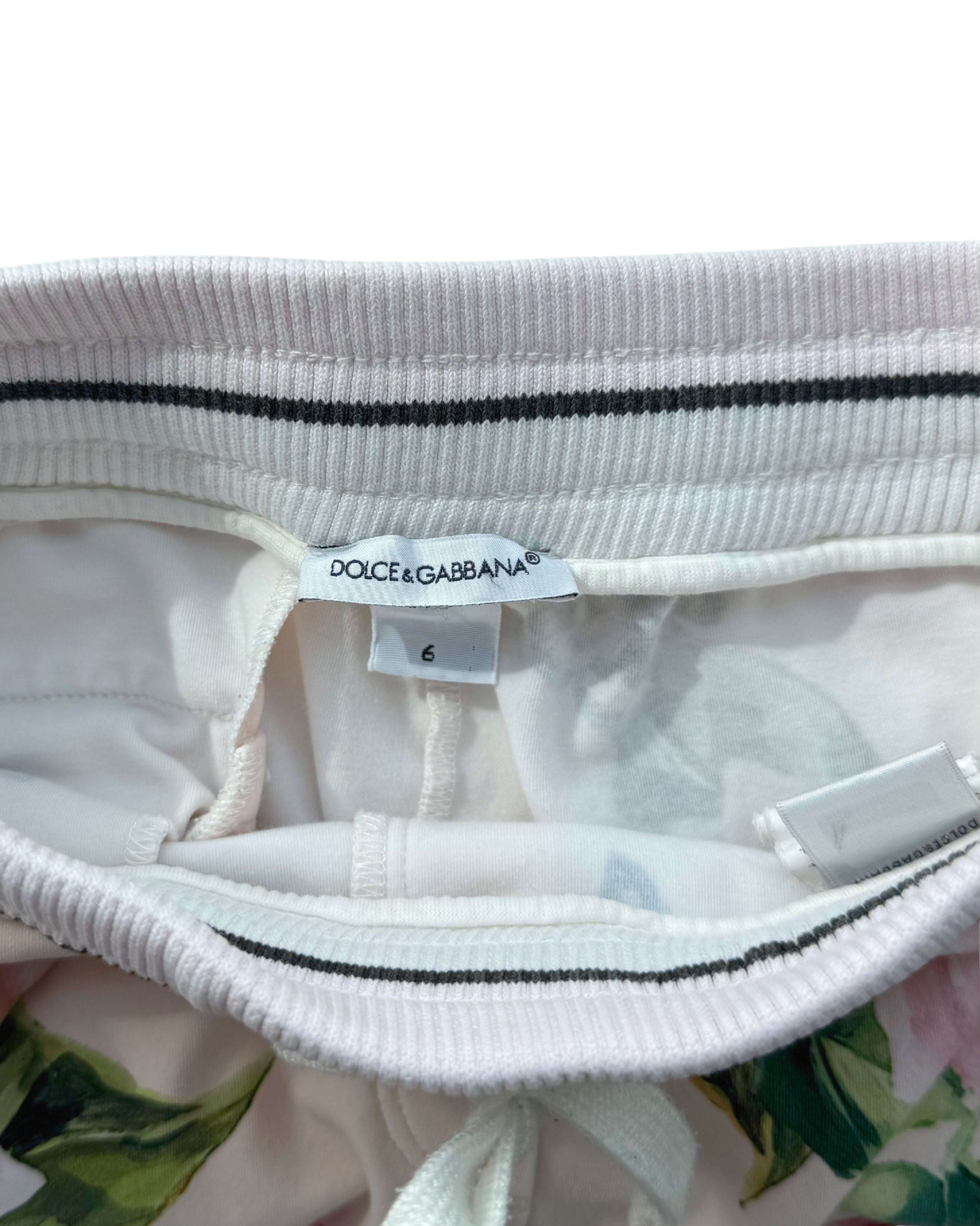 DOLCE & GABBANA Rose Print Tracksuit Set