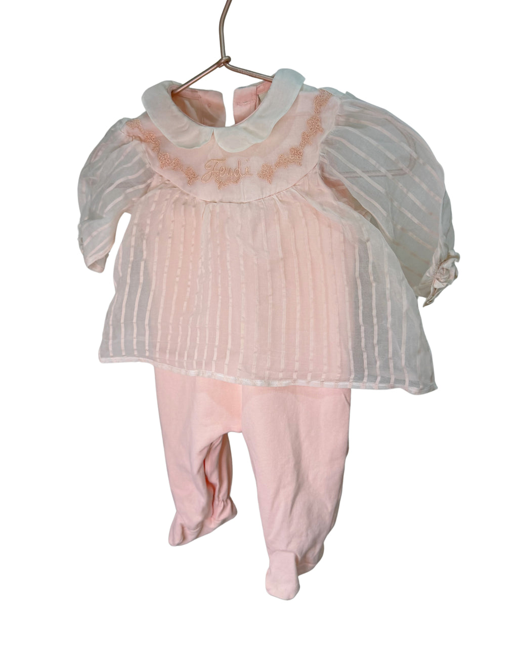 FENDI Embroidered Romper Dress