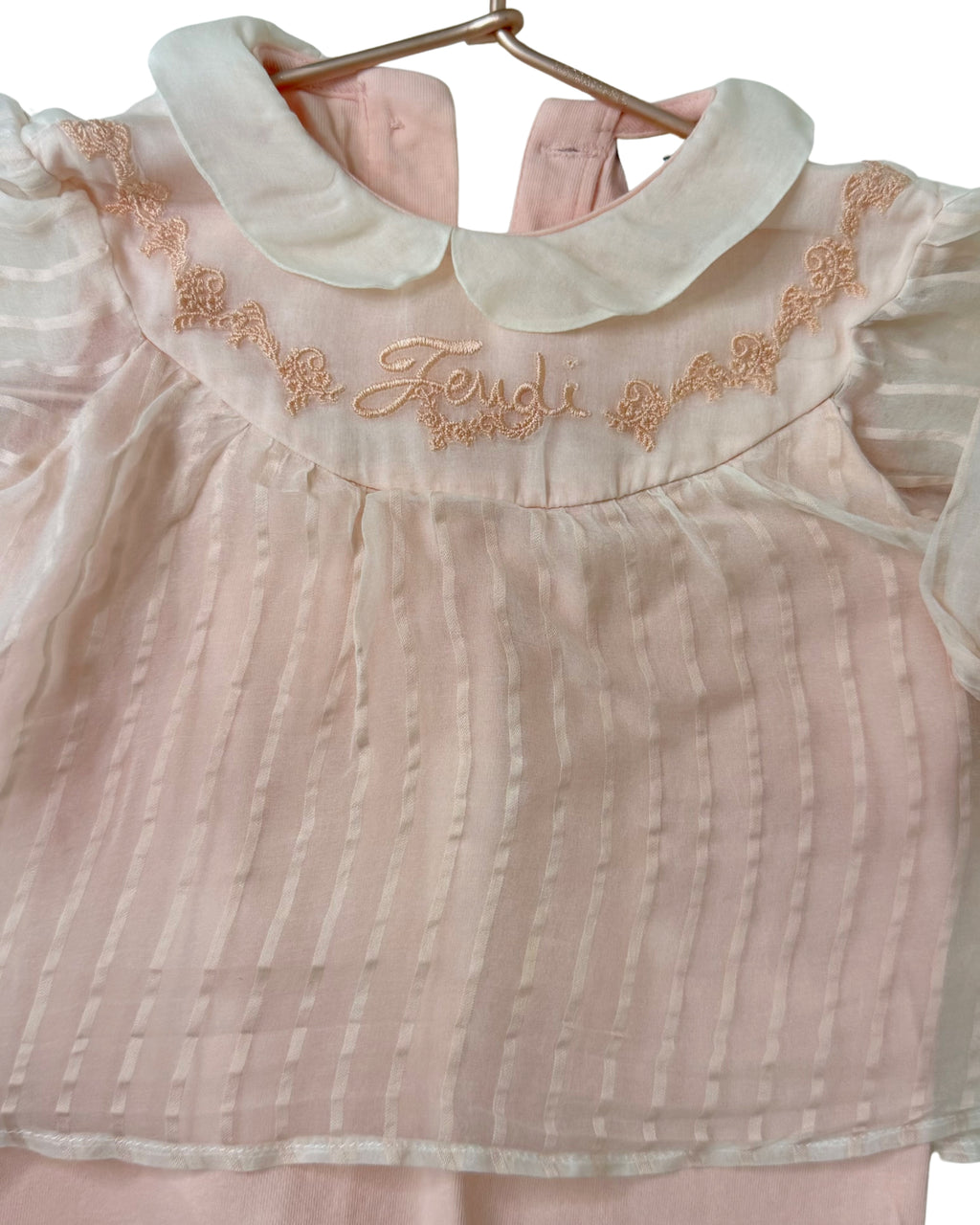 FENDI Embroidered Romper Dress