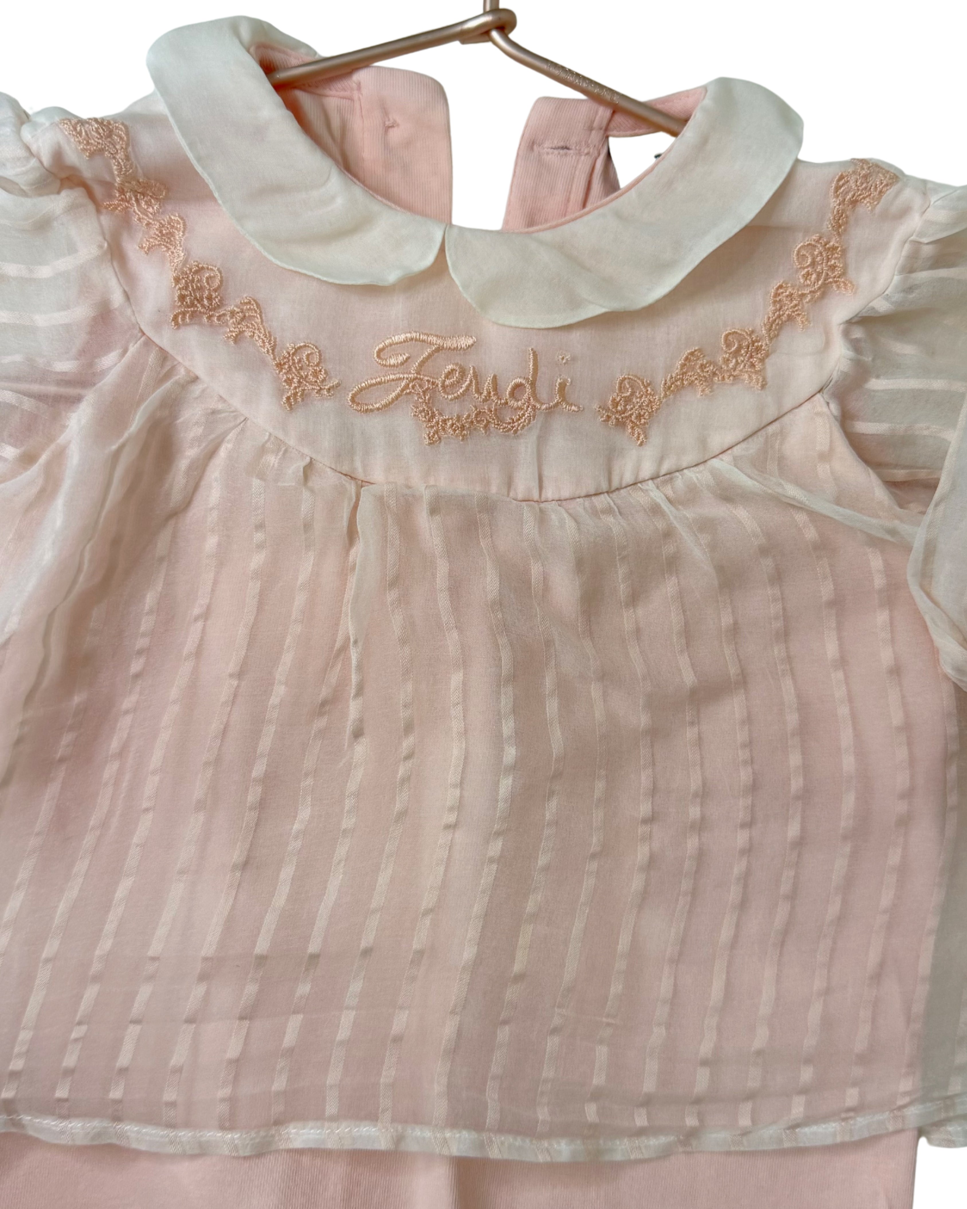 FENDI Embroidered Romper Dress