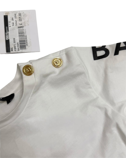 BALMAIN Button Detail T-shirt