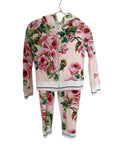 DOLCE & GABBANA Rose Print Tracksuit Set