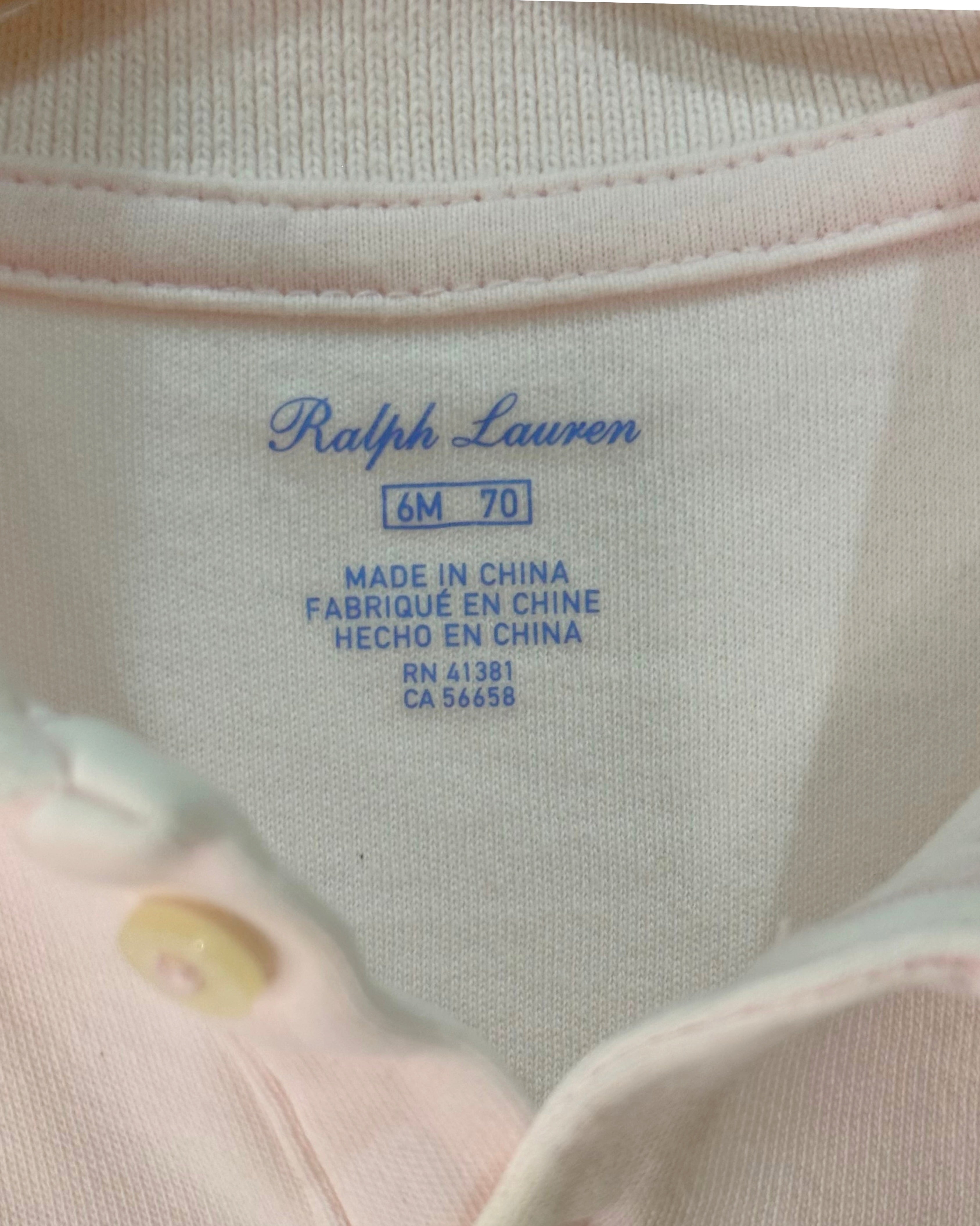 RALPH LAUREN Ruffled Polo Dress & Bloomers Set