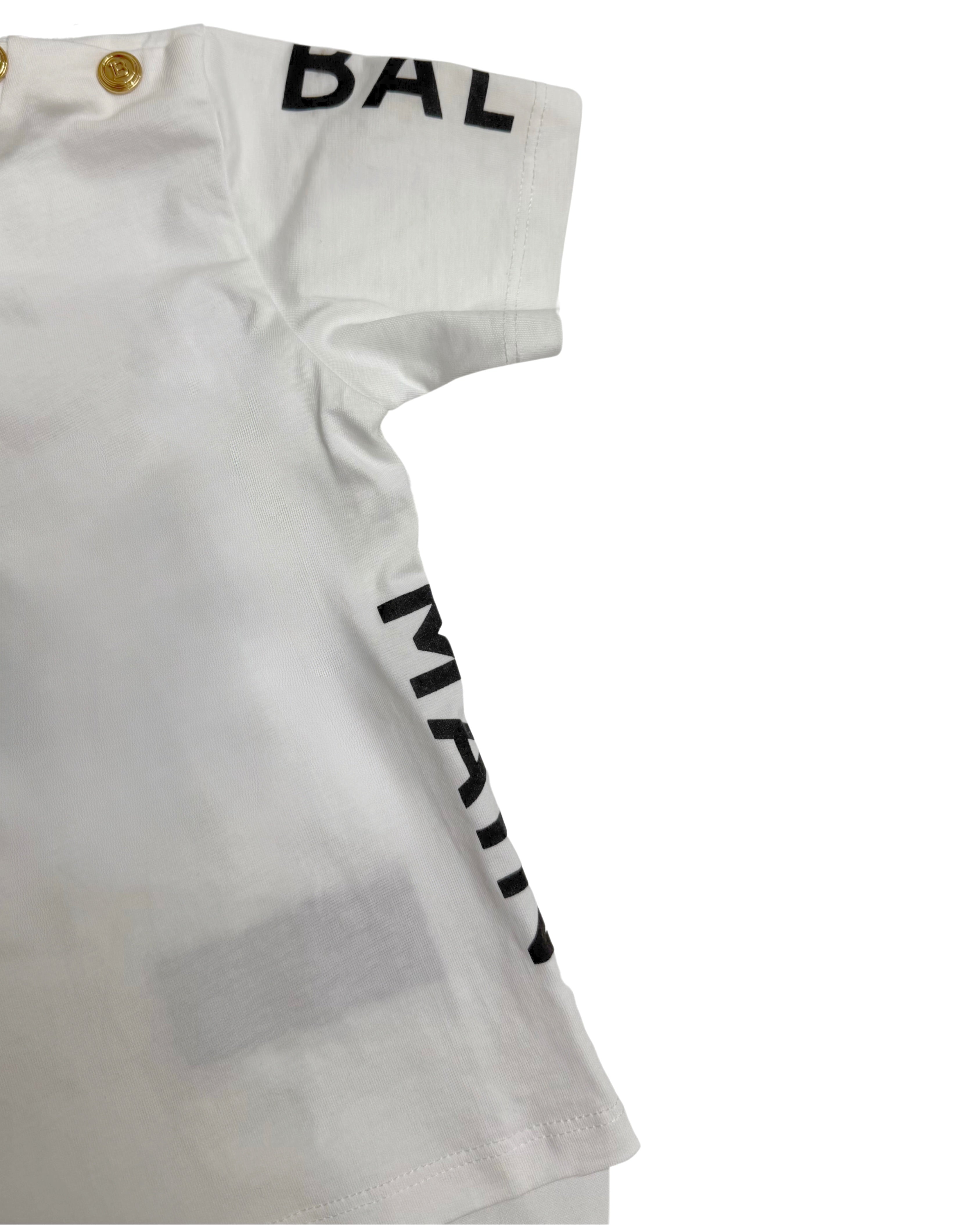 BALMAIN Button Detail T-shirt