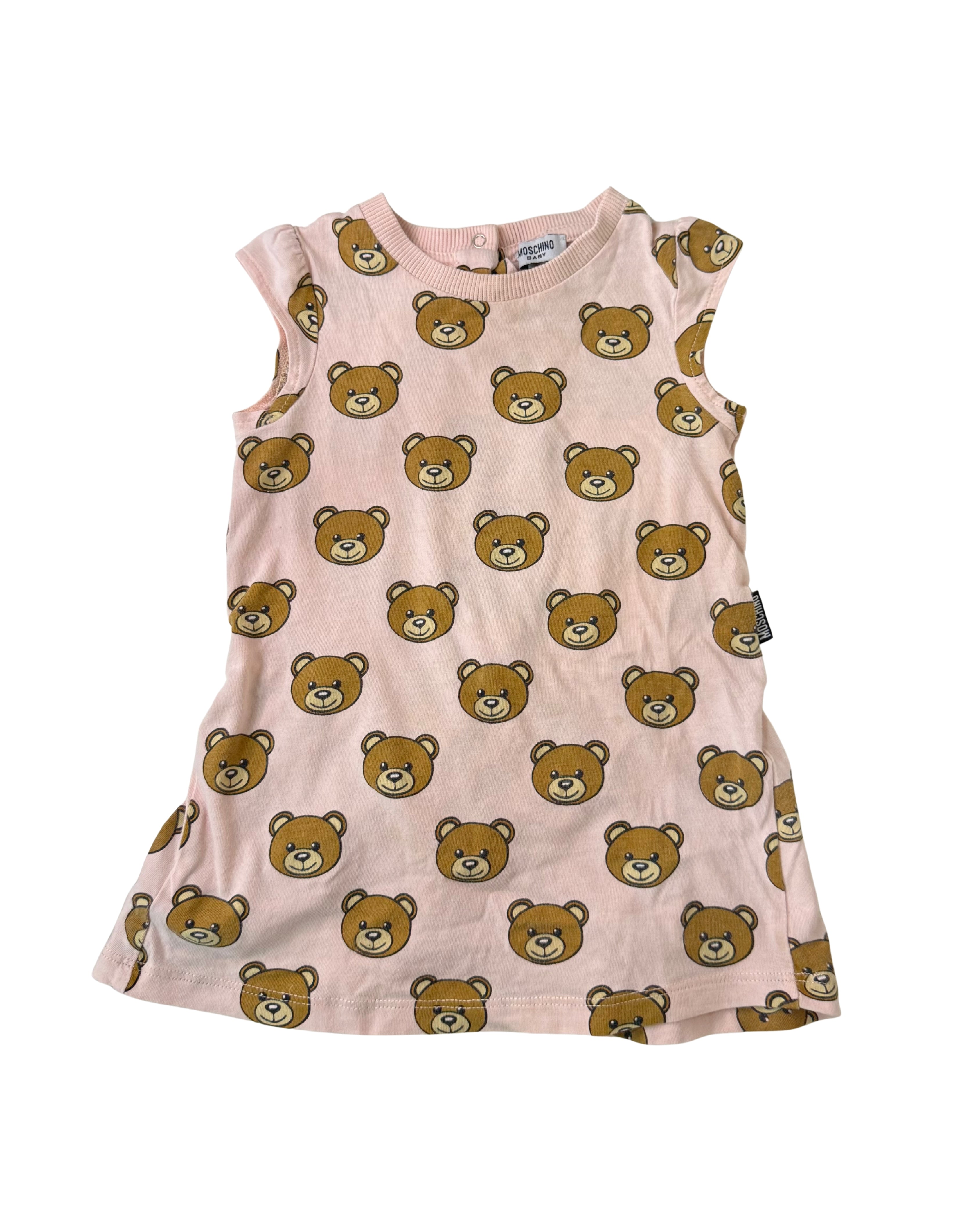 MOSCHINO All Over Teddy Bear Print Dress