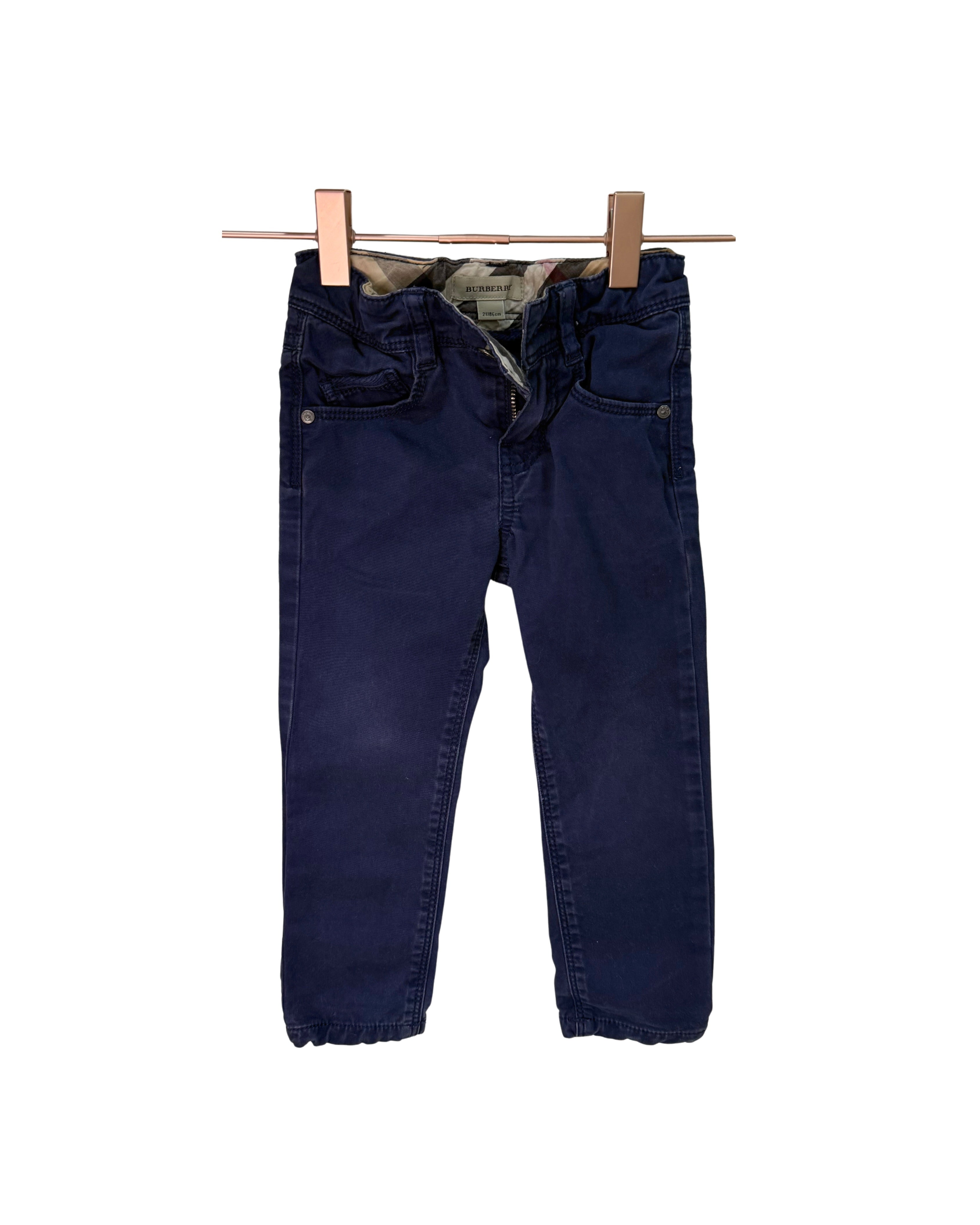 BURBERRY Stretch Straight Trousers
