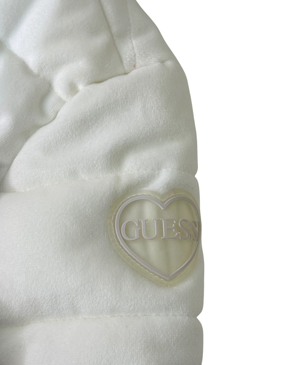 GUESS Velour Puffer Coat