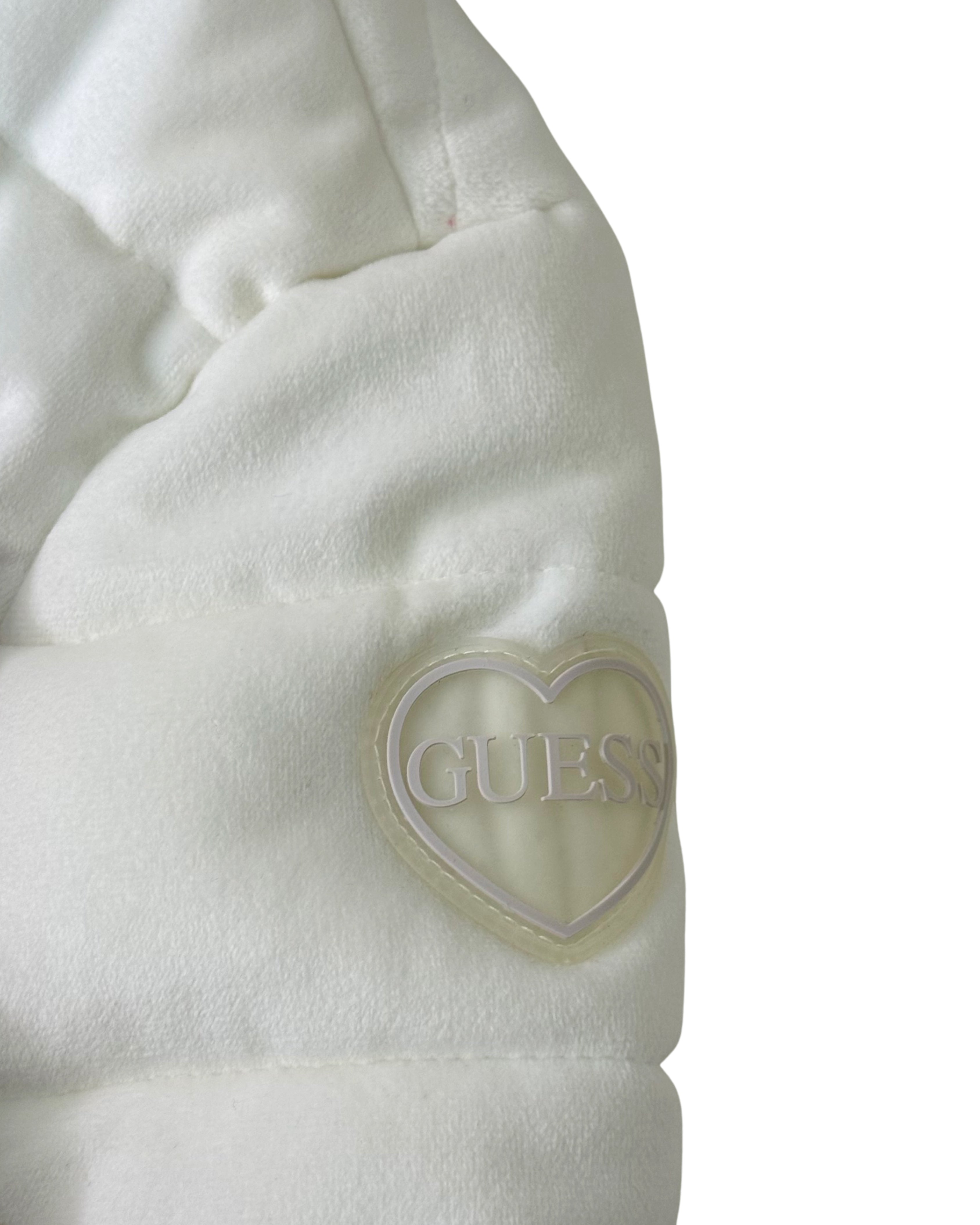 GUESS Velour Puffer Coat