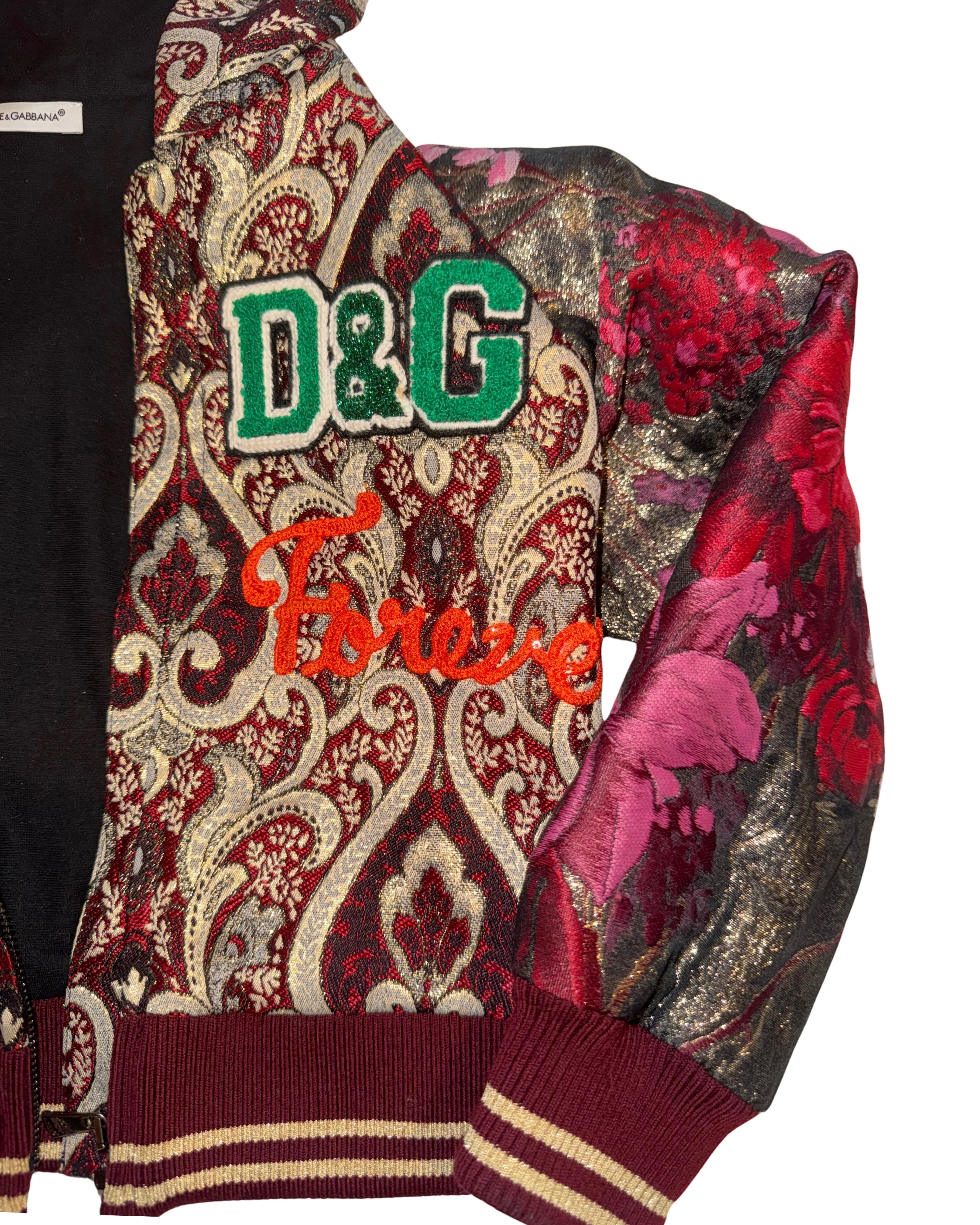 DOLCE & GABBANA Embroidered Bomber Jacket 4A