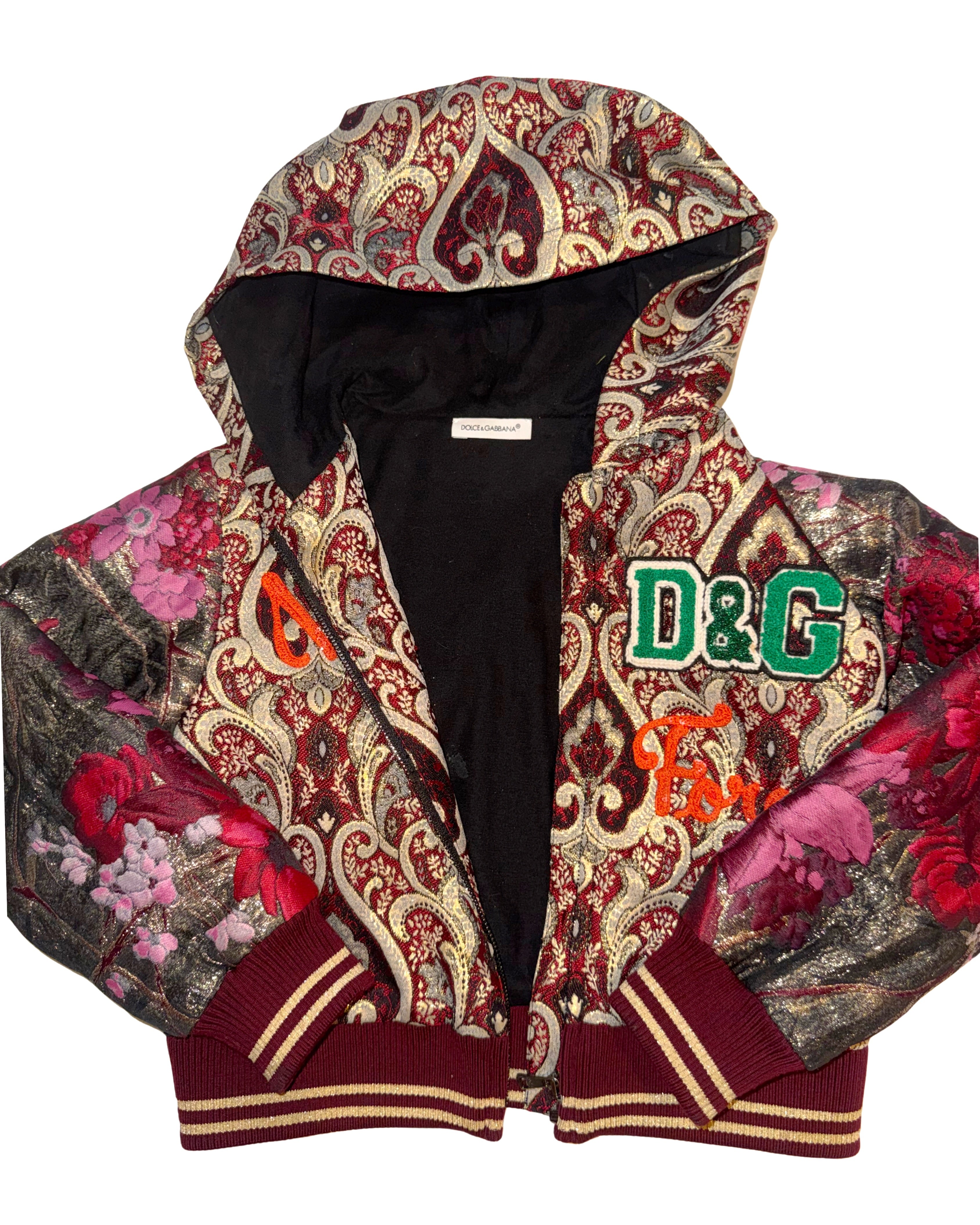 DOLCE & GABBANA Embroidered Bomber Jacket 4A
