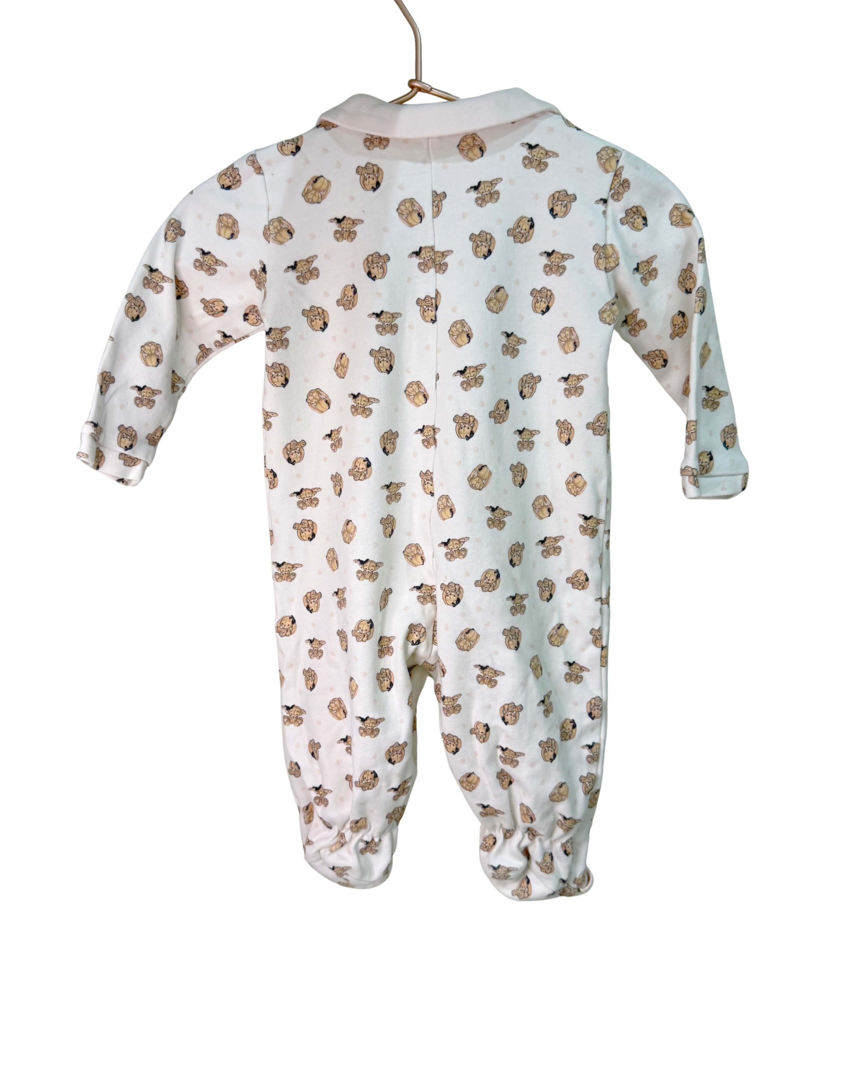 MONNALISA All Over Bunny Print Onesie