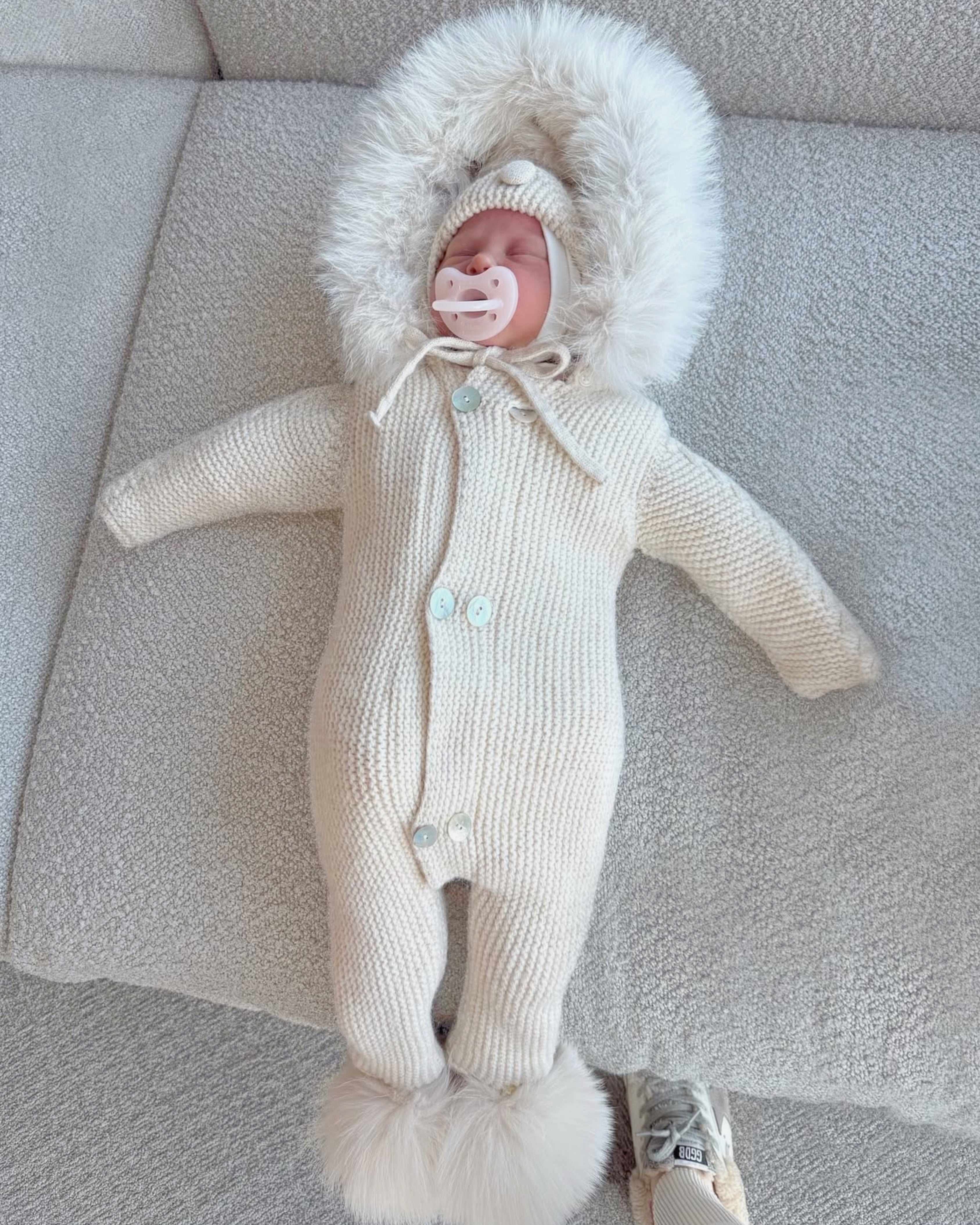 MOKO Kids Knitted Pramsuit