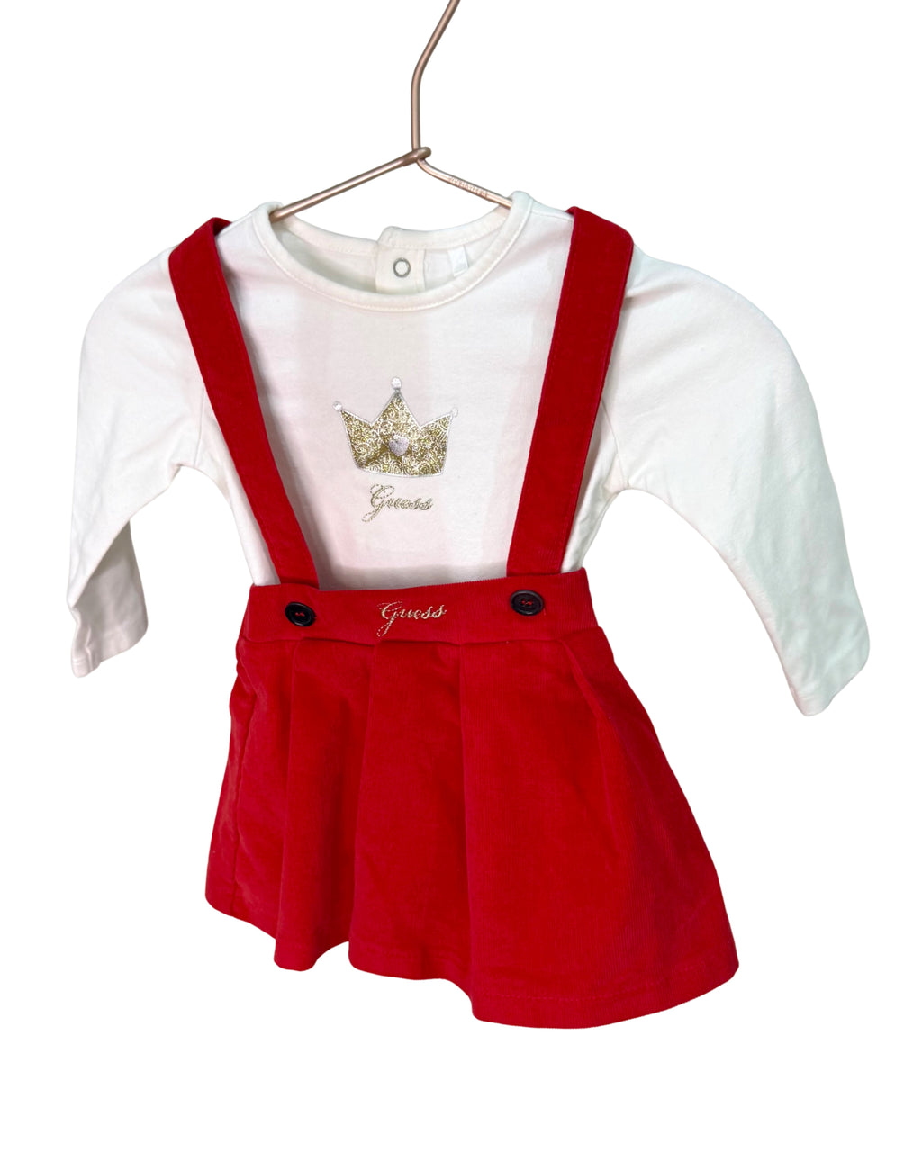 GUESS Pinafore Dress Set