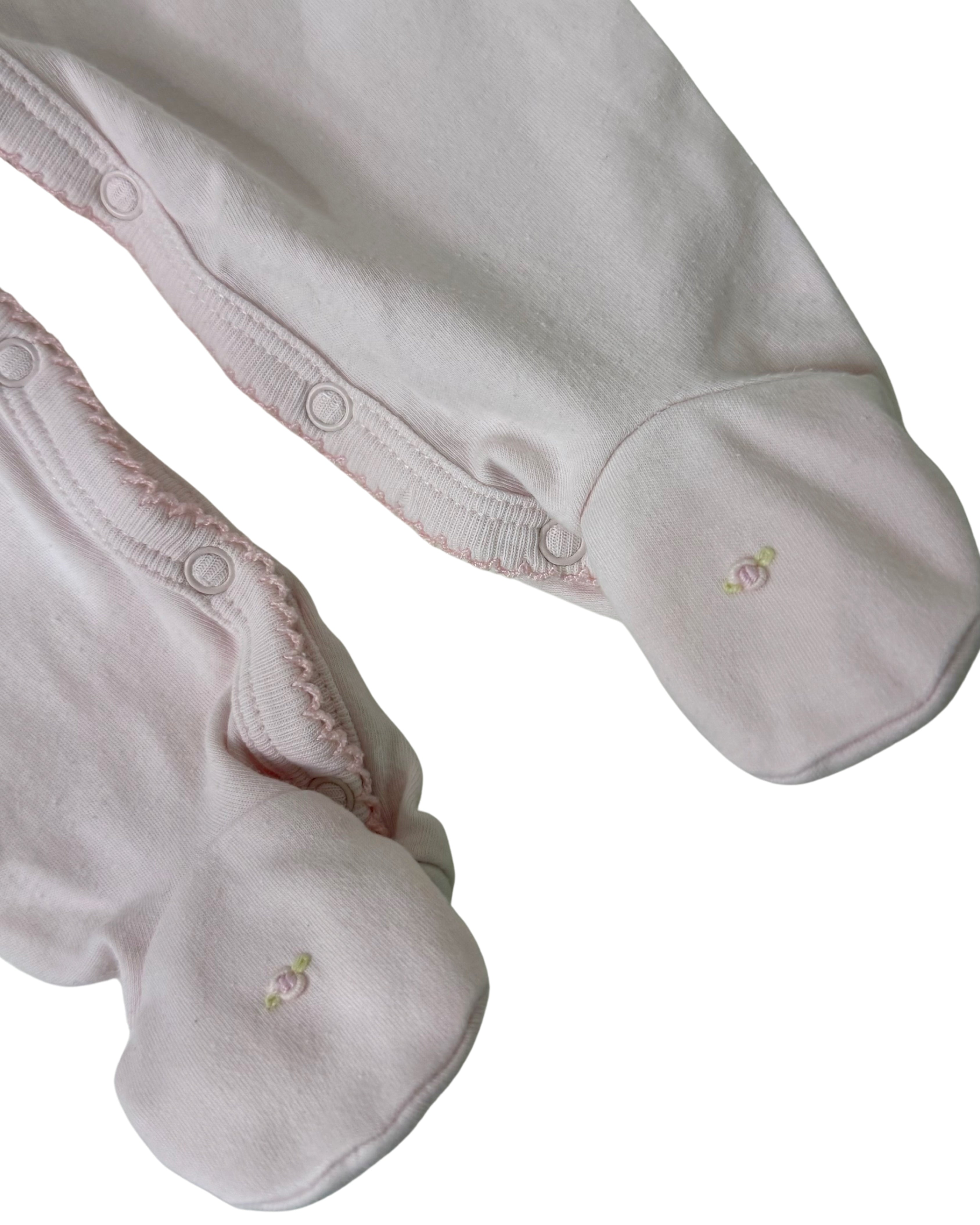 Ralph Lauren Floral Embroidery Onesie
